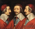 Triple Portrait de Richelieu Philippe de Champaigne